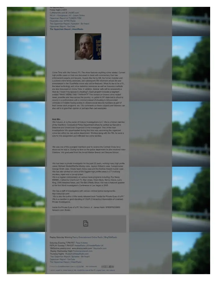 Page 11 of preserved The Opperman Report Blogspot — 2013 capture
