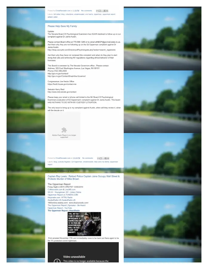 Page 5 of preserved The Opperman Report Blogspot — 2014 capture