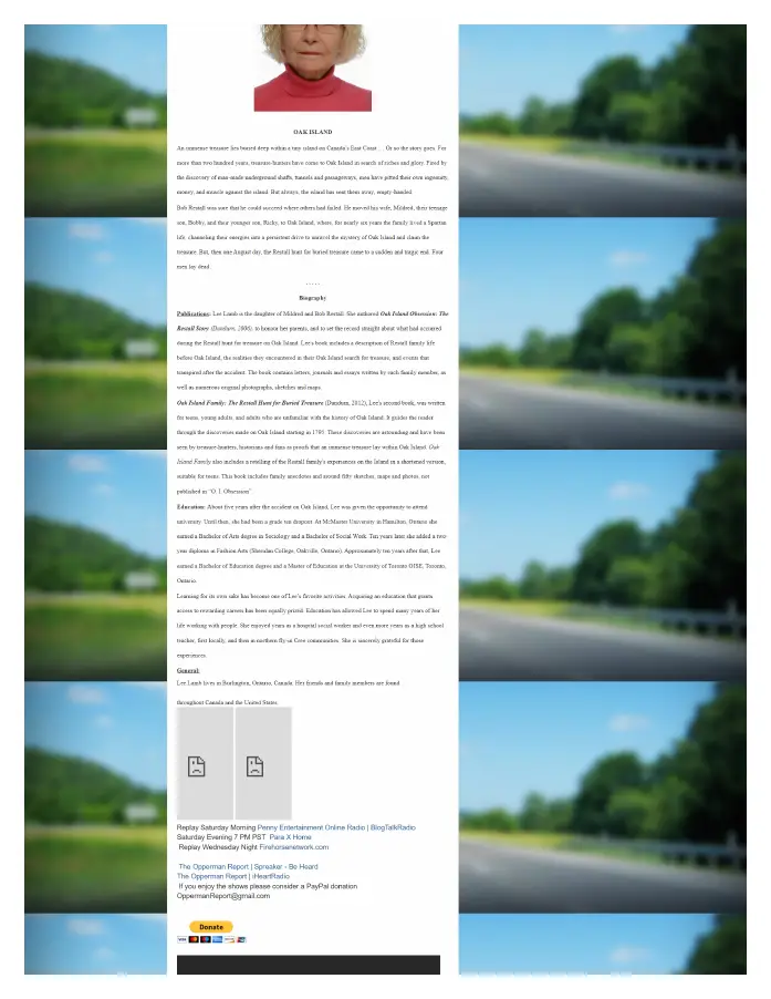 Page 7 of preserved The Opperman Report Blogspot — 2014 capture
