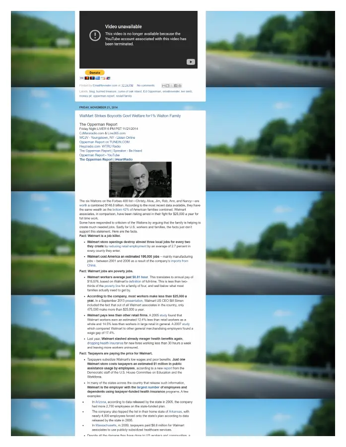 Page 8 of preserved The Opperman Report Blogspot — 2014 capture
