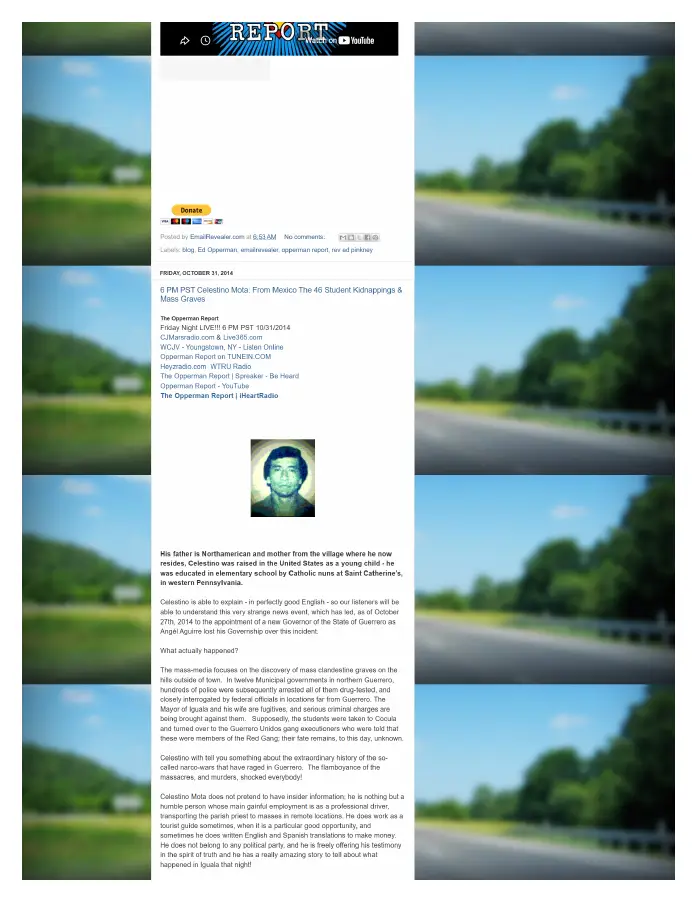 Page 14 of preserved The Opperman Report Blogspot — 2014 capture