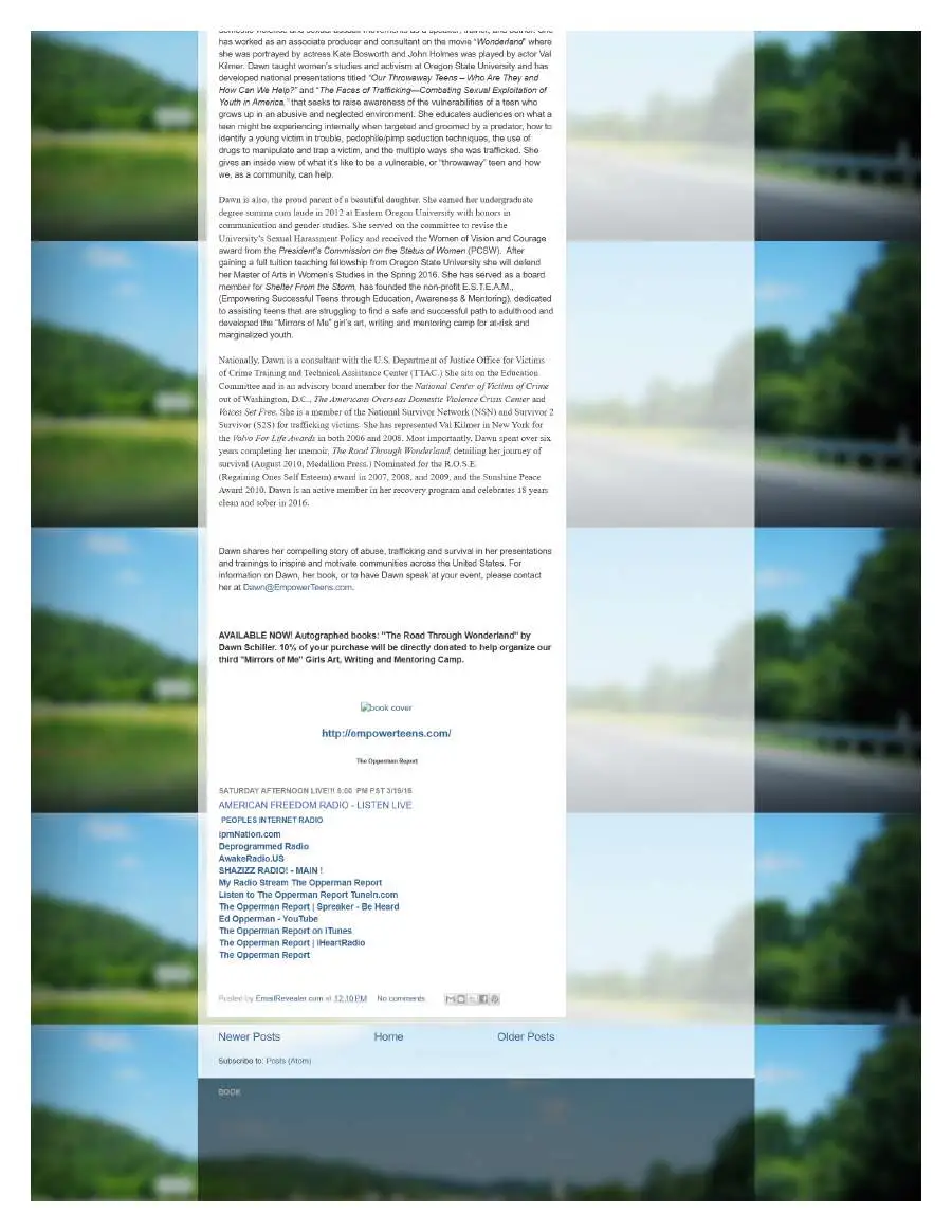 Page 8 of preserved The Opperman Report Blogspot — 2016 capture