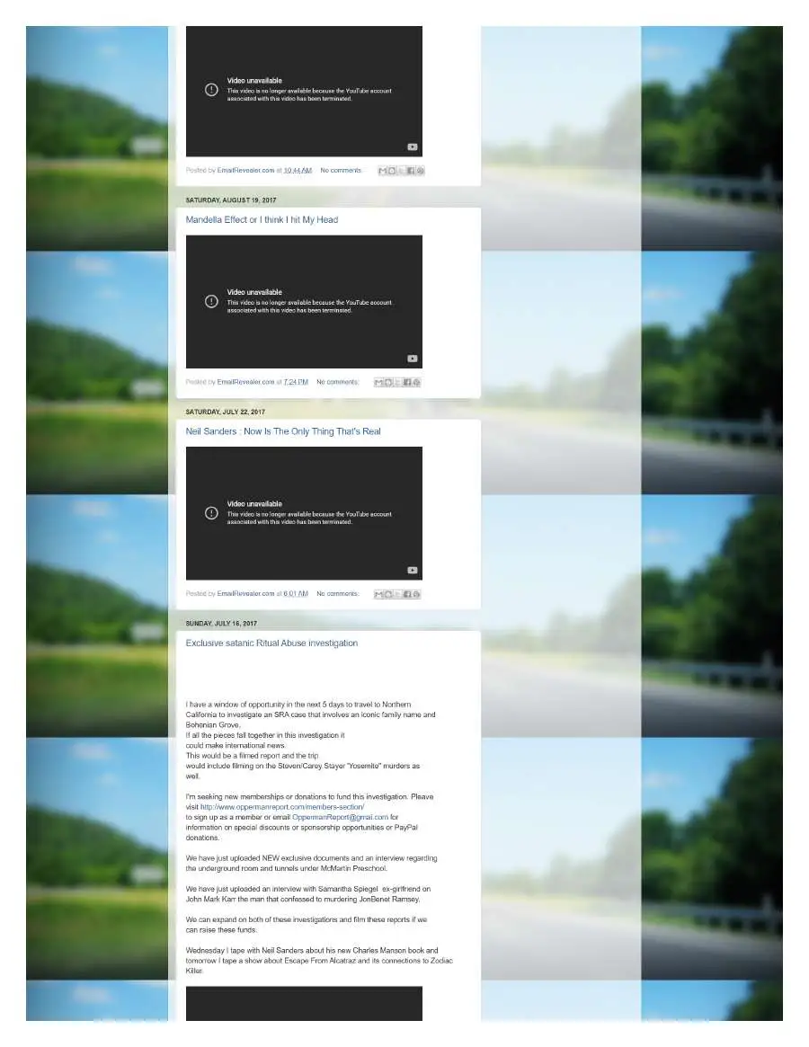 Page 6 of preserved The Opperman Report Blogspot — 2017 capture