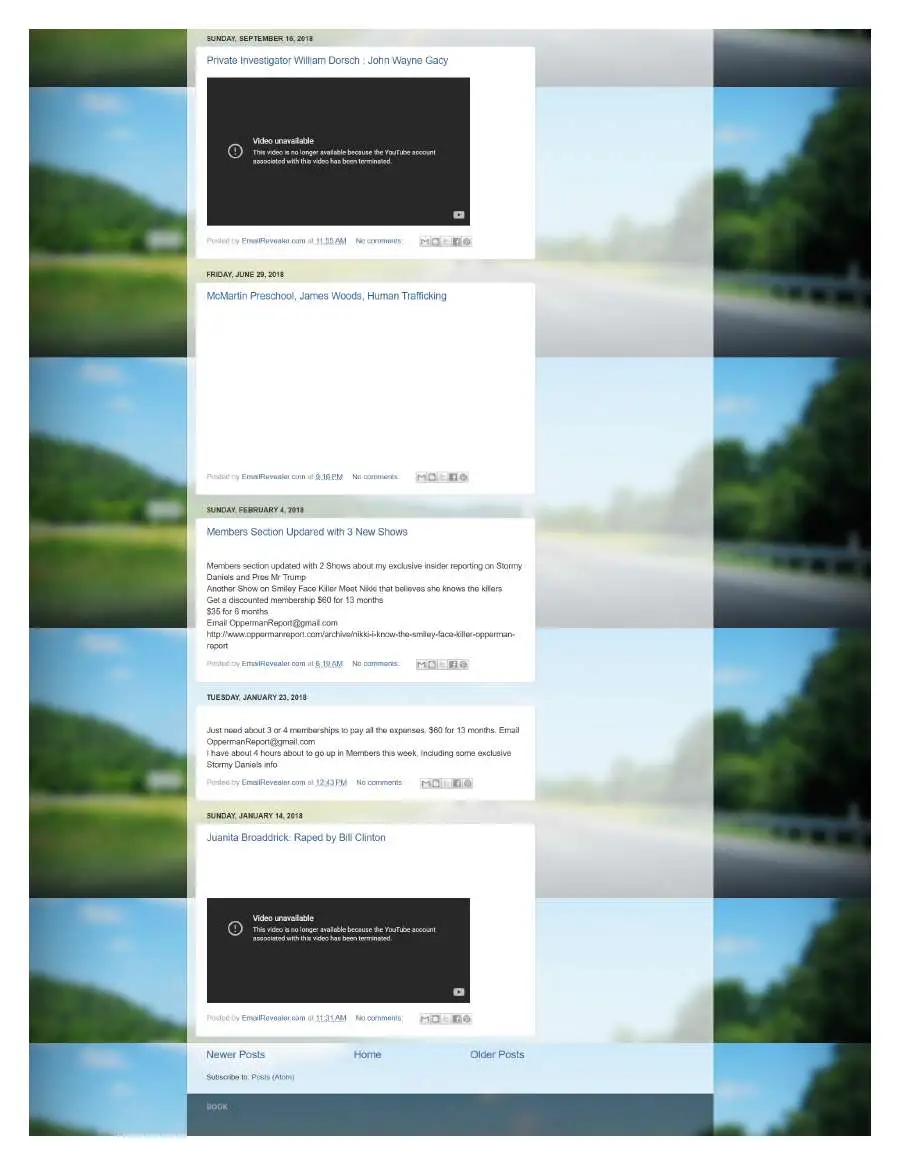 Page 3 of preserved The Opperman Report Blogspot — 2018 capture